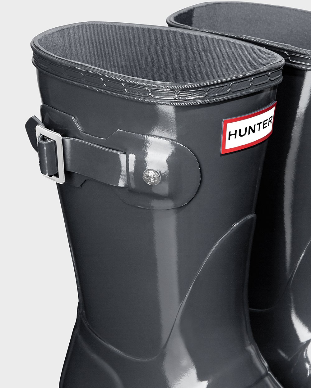 Hunter Mujer Original Gloss - Botas de Lluvia Gris - 370-CKBEAR